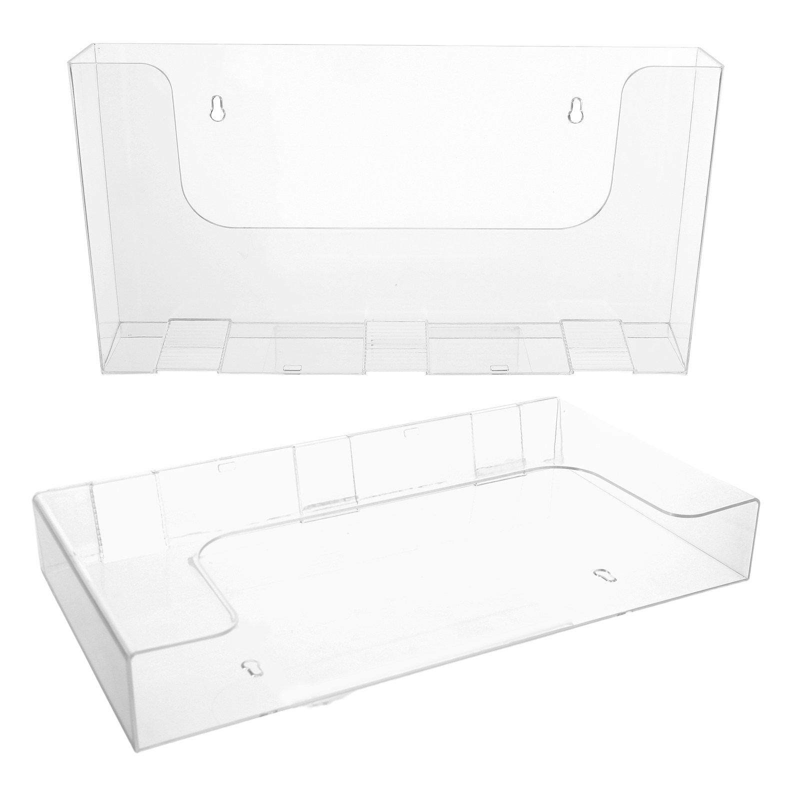 Magazine Holder Rack - 2 Peças Suportes de Arquivos Montados