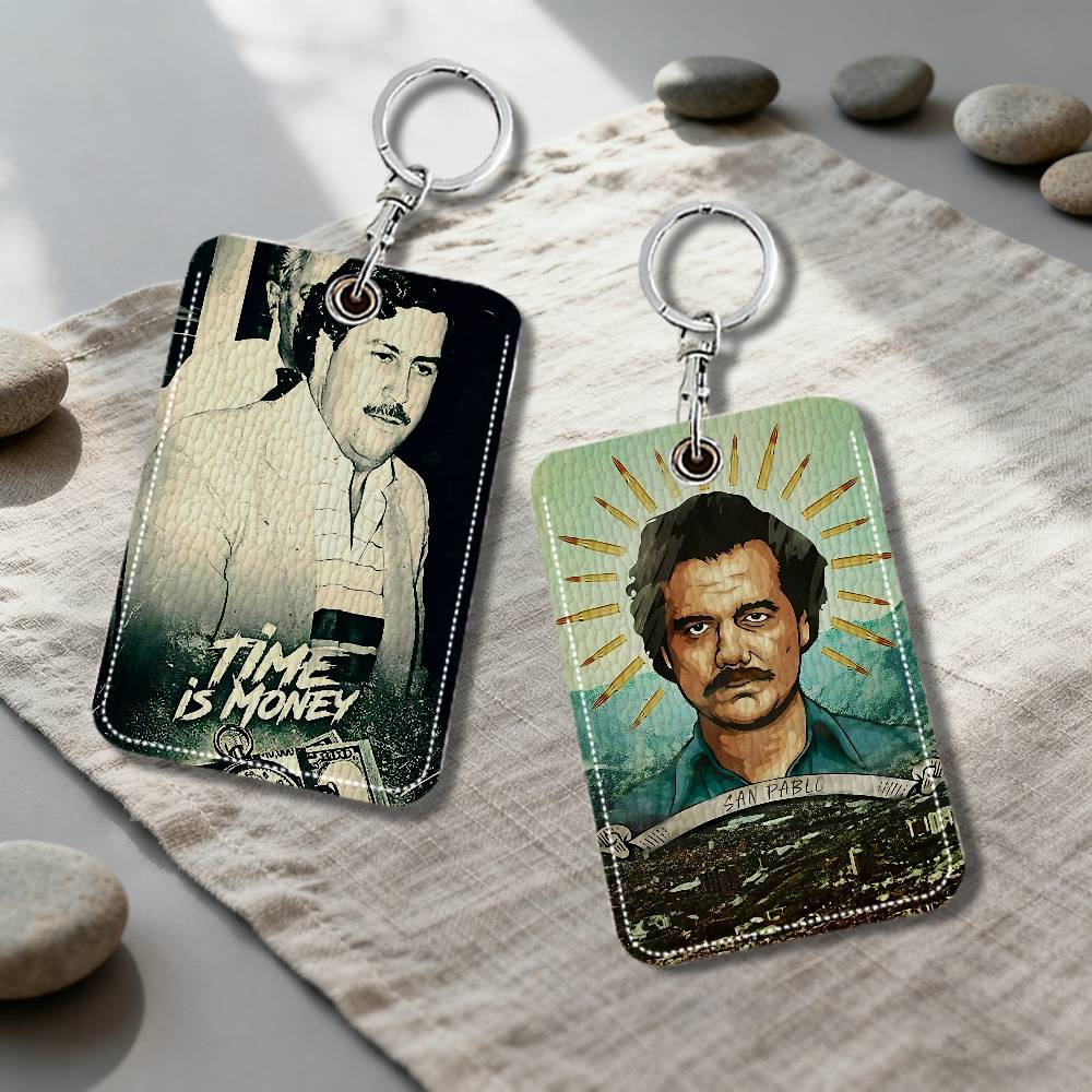 Card Index Box - N-Narcos P-PABLO E-ESCOBAR Porta-cartões, Chaveiro, Anel