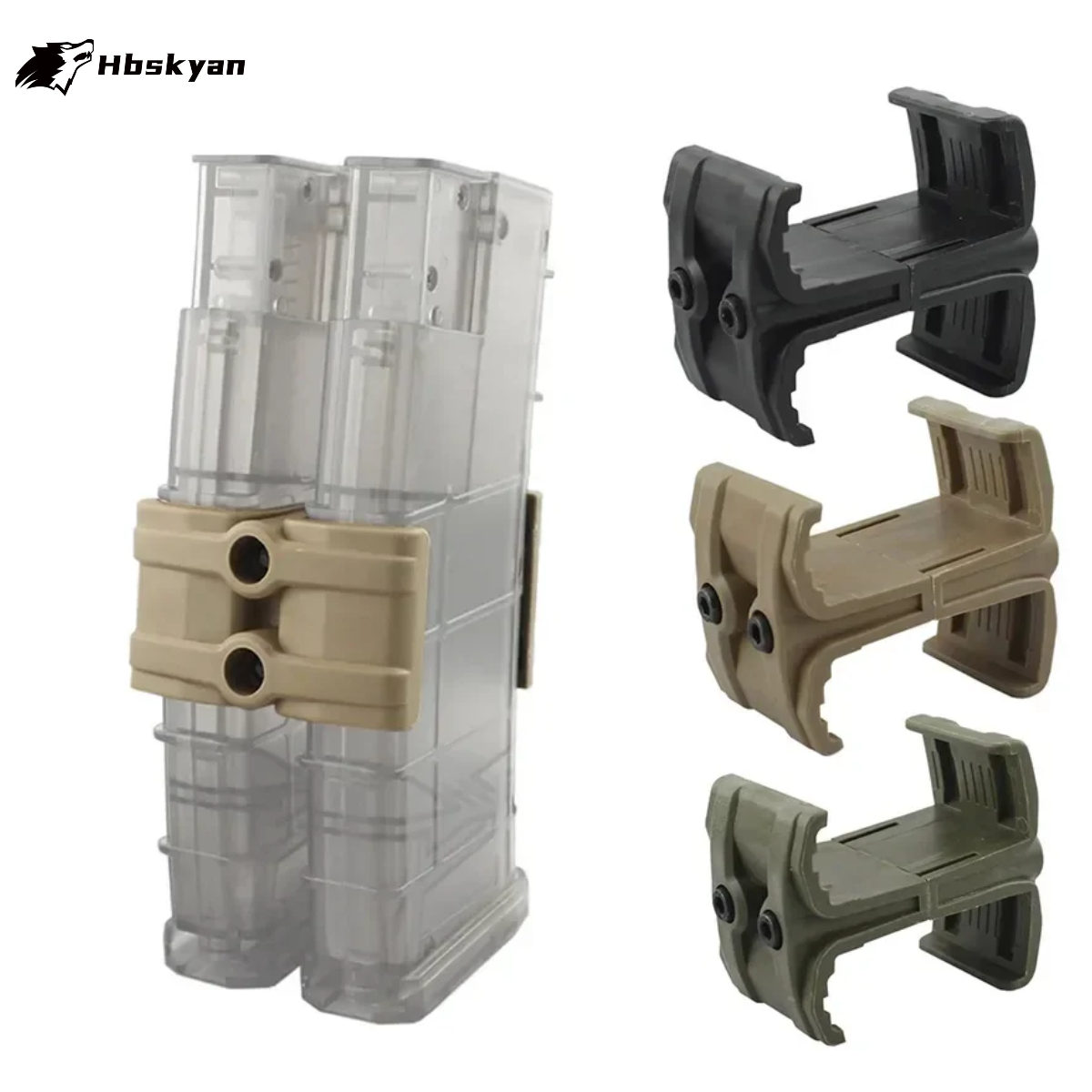 Magazine Holder Rack - Acoplador de revista paralelo duplo universal