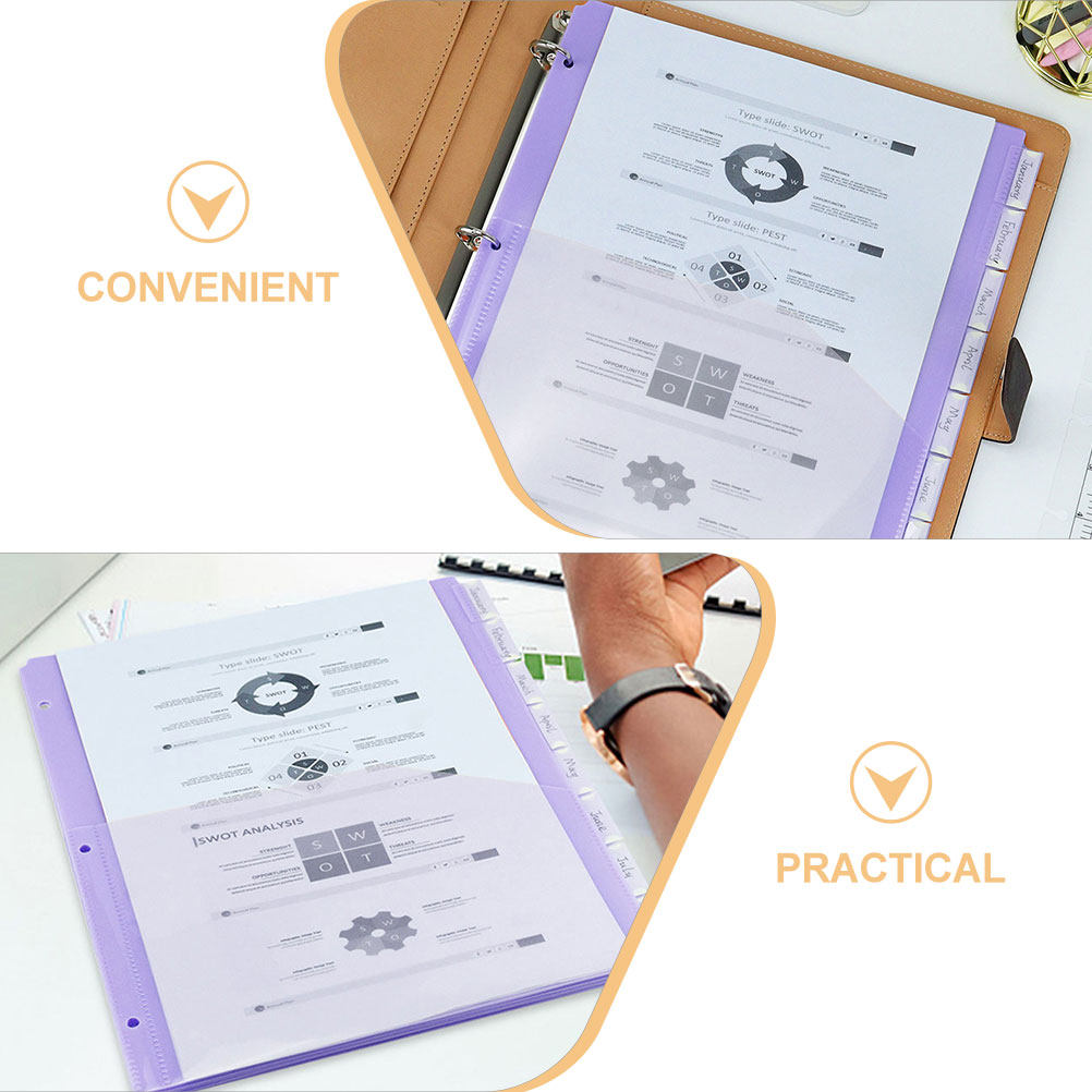 2 Conjuntos de Divisórias para - Tab Divider A4 avaliação e preço