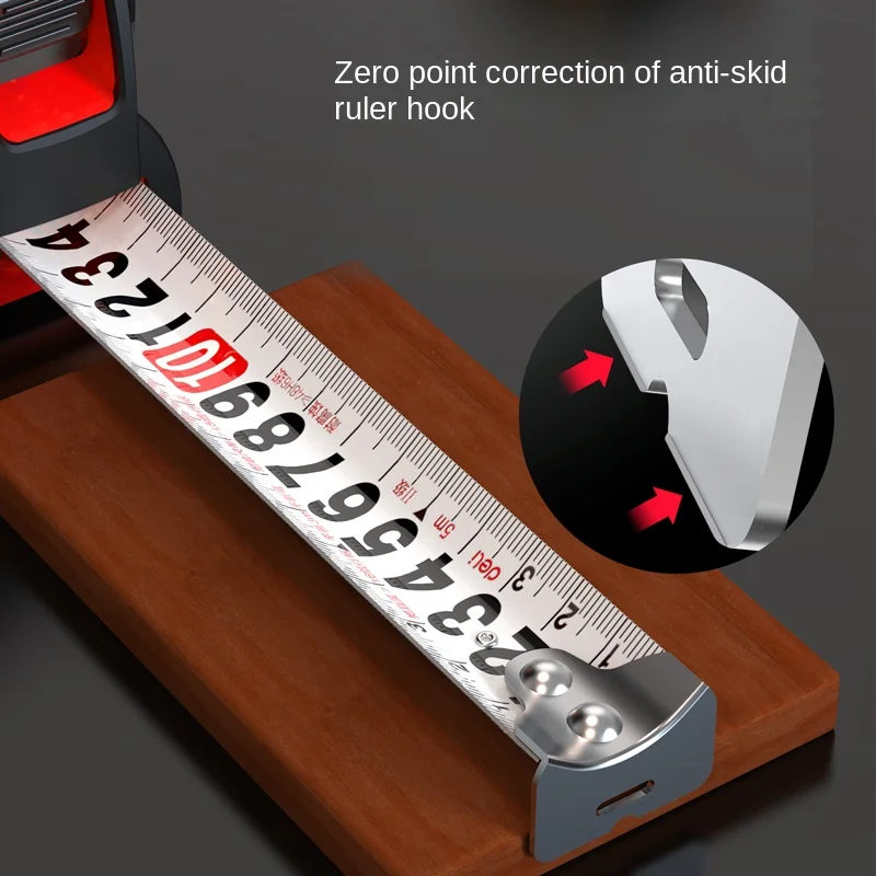 Deli 5/7.5m engrossar fita mét - Tape Dispenser Weighted avaliação e preço