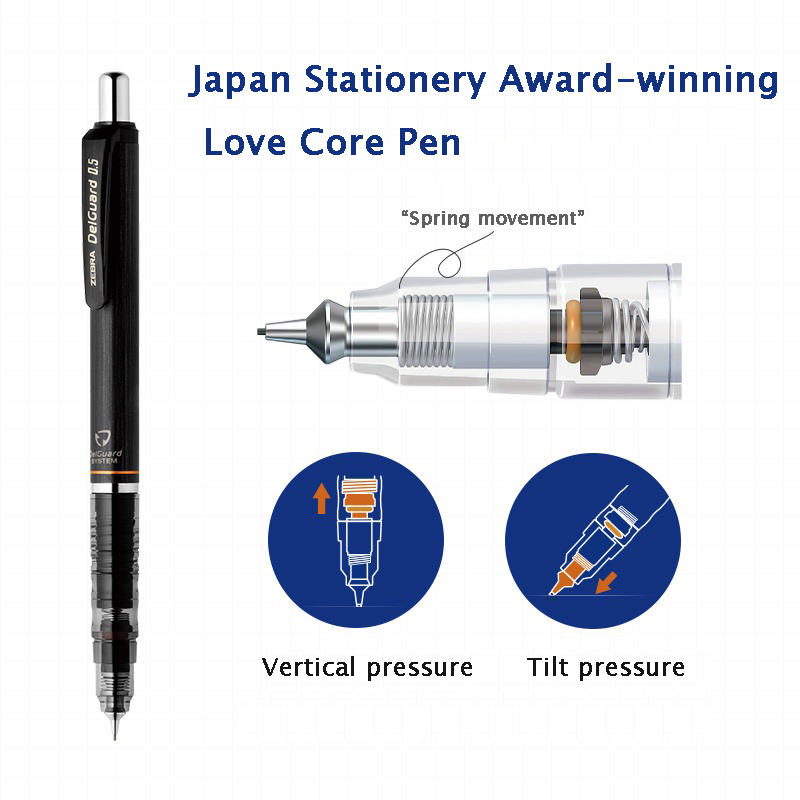 Zebra delguard lápis mecânico  - Mechanical Pencil 0.3 avaliação e preço