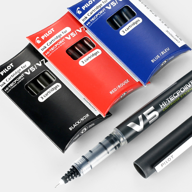 Pilot IC-50 cartucho de tinta  - Pilot Pen V5 avaliação e preço