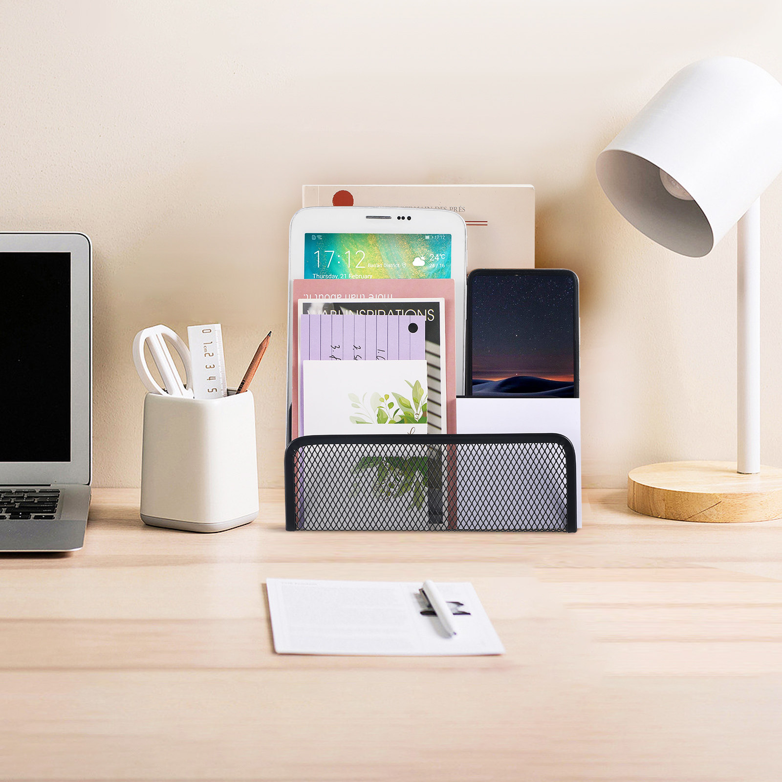 Organizador de Mesa em Metal c - Magazine Holder Rack avaliação e preço