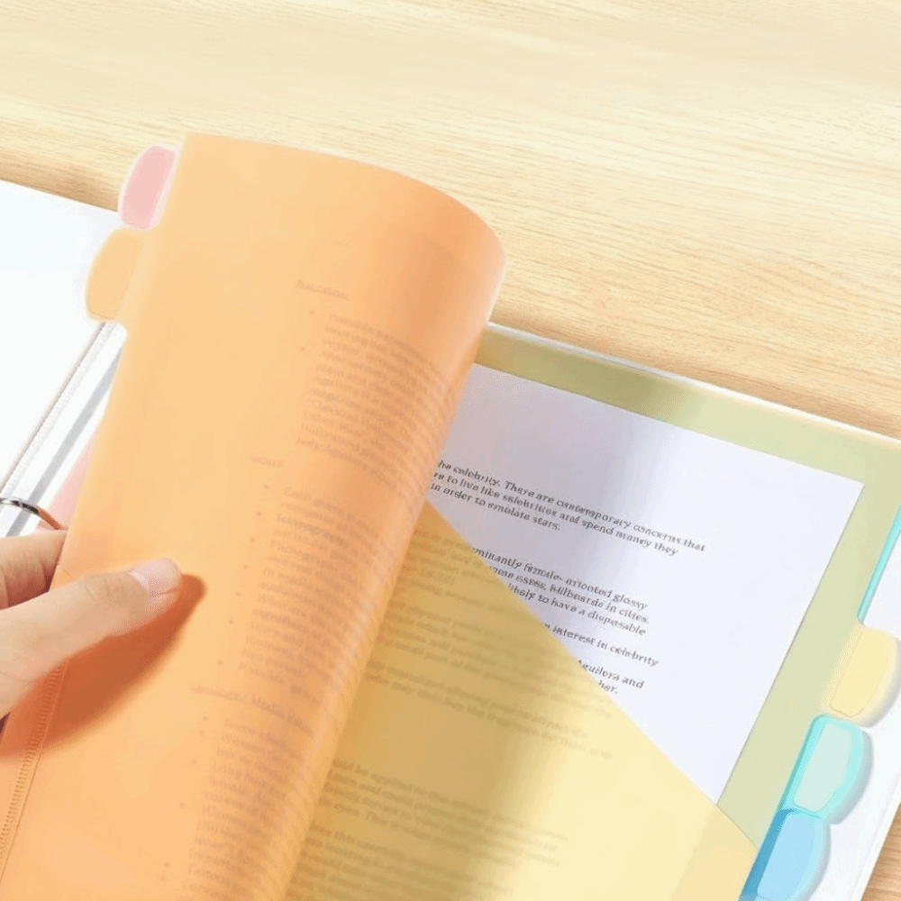 8 Divisórias A4 Pastel para Fi - Tab Divider A4 avaliação e preço