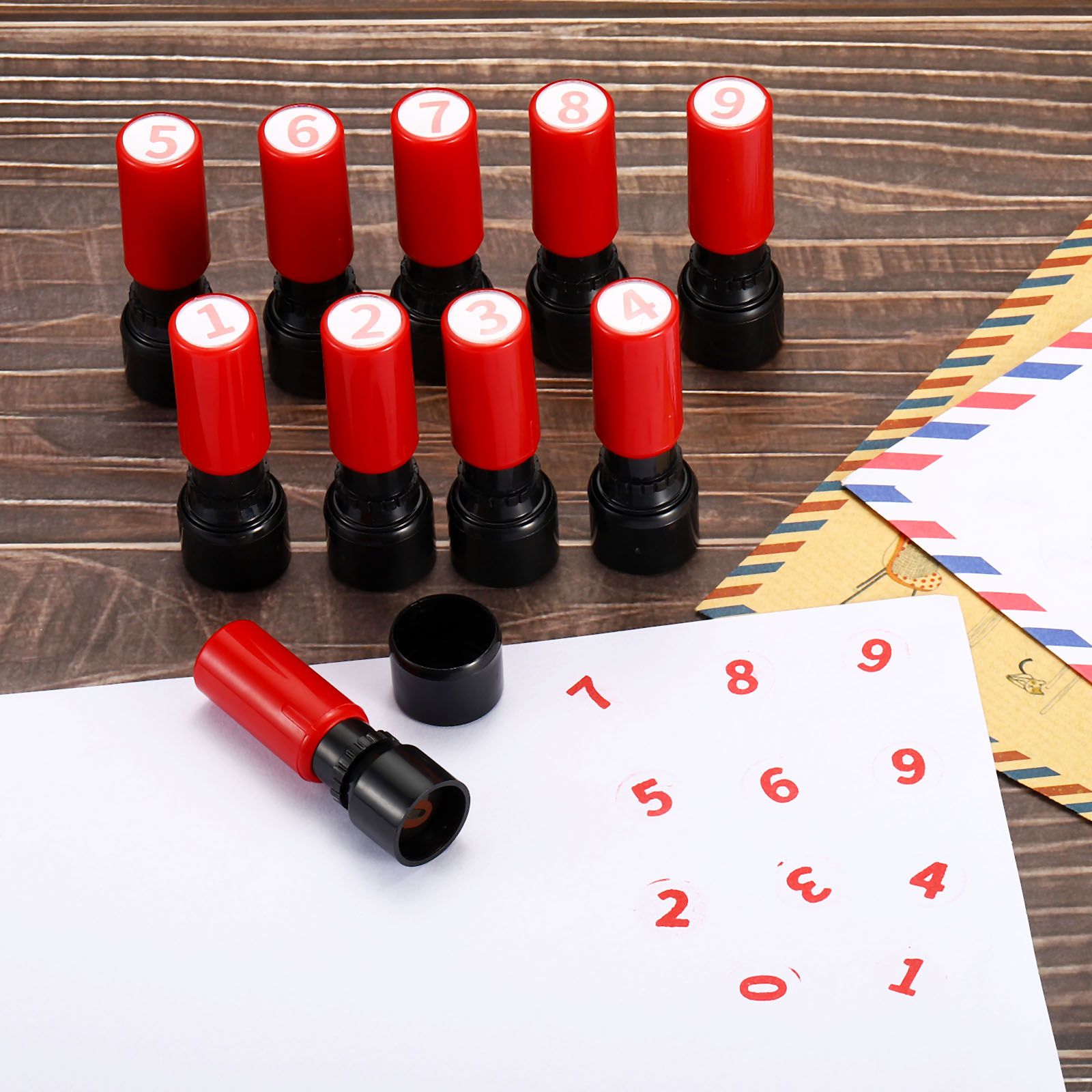 Carimbos de Números Autoentint - Rubber Date Stamp avaliação e preço